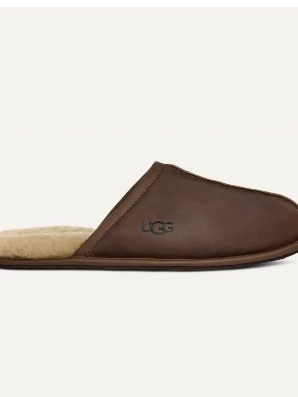 UGG Men’s Chocolate Brown Scuff Slip On